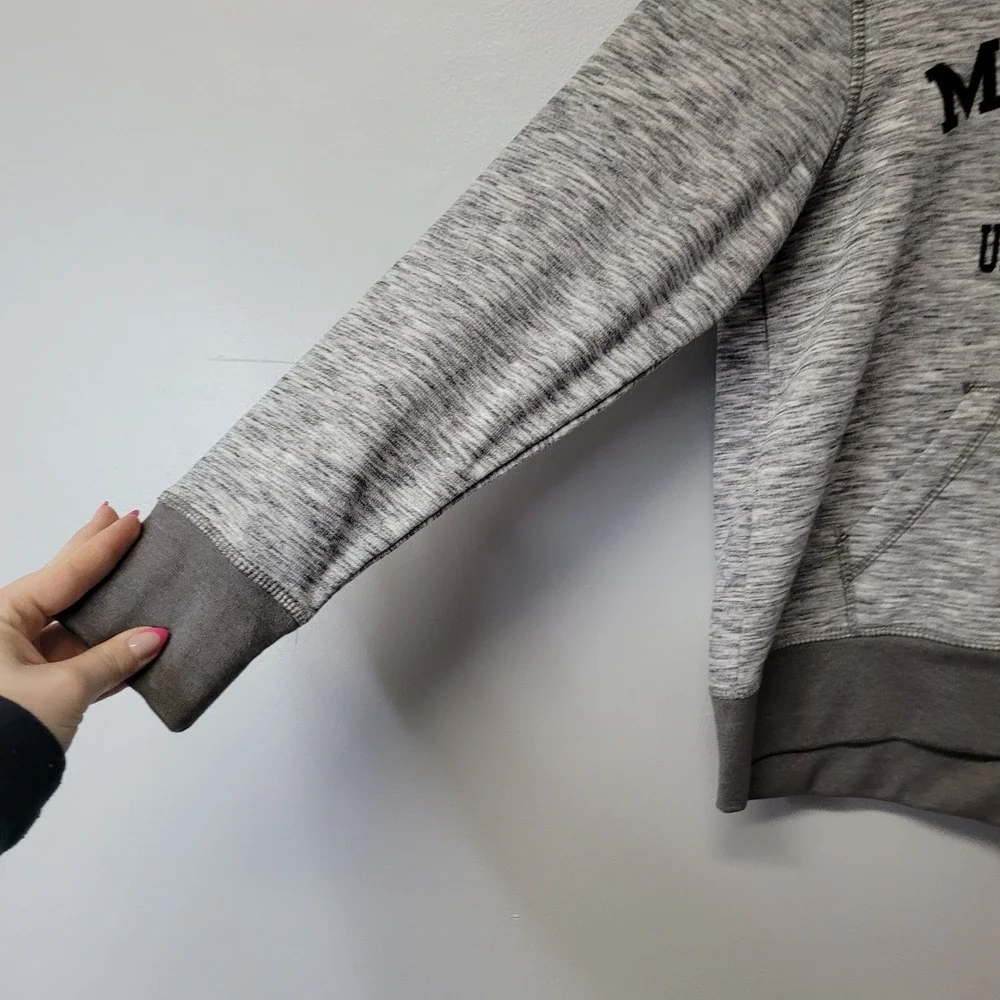 Avalon Apparel Youth Michigan's Upper Peninsula Gray Space Dye Hoodie Size 14/16